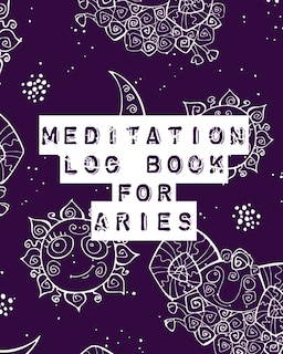 Front cover_Meditation Log Book for Aries