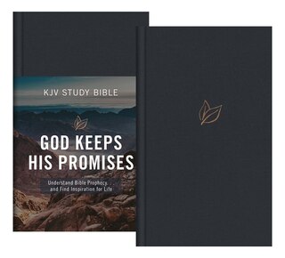 Front cover_The God Keeps His Promises KJV Study Bible [Slate Leaf]
