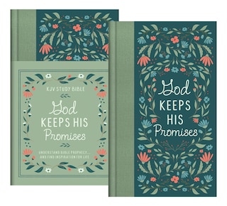 Couverture_God Keeps His Promises Kjv Study Bible [sage Floral]