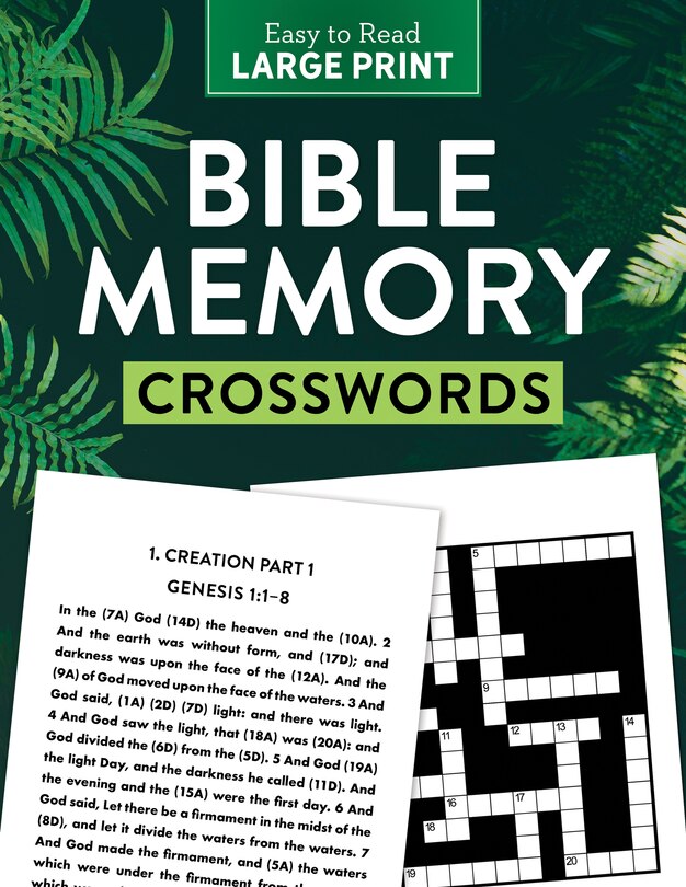 Front cover_Bible Memory Crosswords Large Print