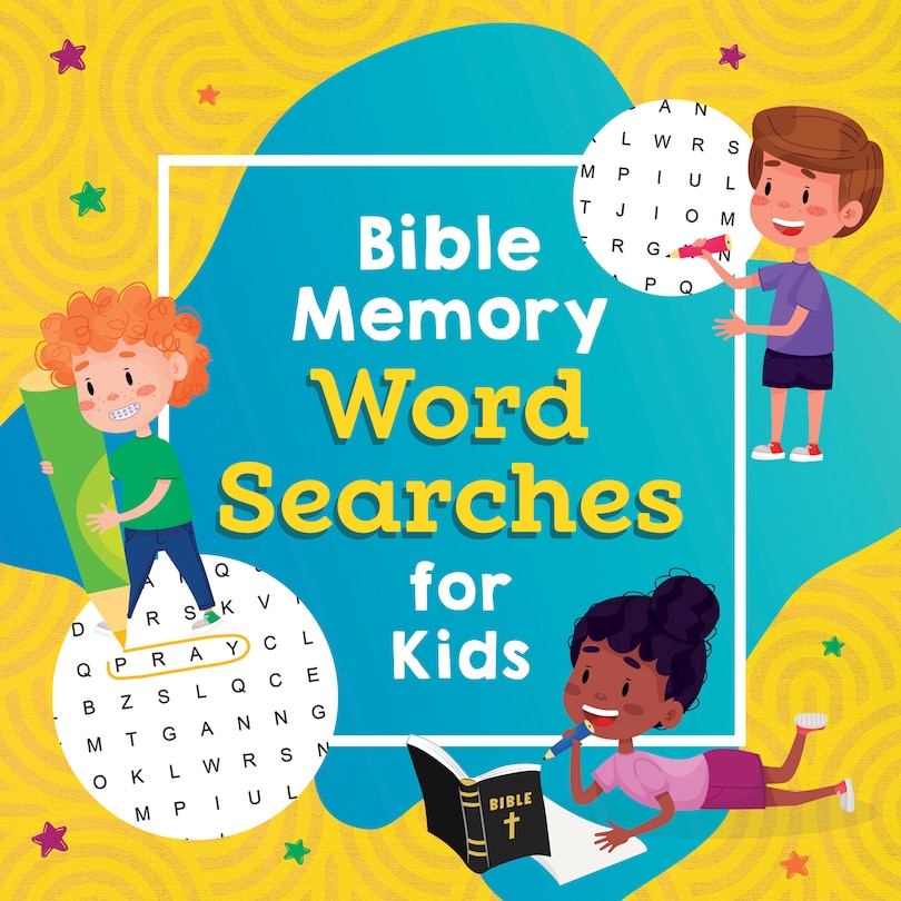Front cover_Bible Memory Word Searches for Kids