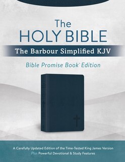 Couverture_The Holy Bible: The Barbour Simplified KJV Bible Promise Book Edition [Navy Cross]