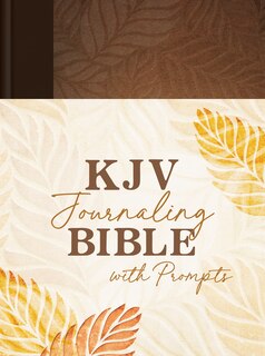 Front cover_KJV Journaling Bible with Prompts [Copper Leaf]