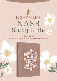 Front cover_Light for Life NASB Study Bible (Blush Bouquet)