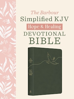 Front cover_The Hope & Healing Devotional Bible [Dark Sage Doves]