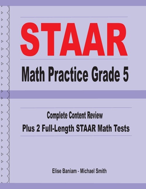 Front cover_STAAR Math Practice Grade 5
