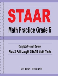 Front cover_STAAR Math Practice Grade 6