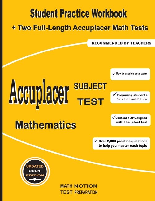 Front cover_Accuplacer Subject Test Mathematics