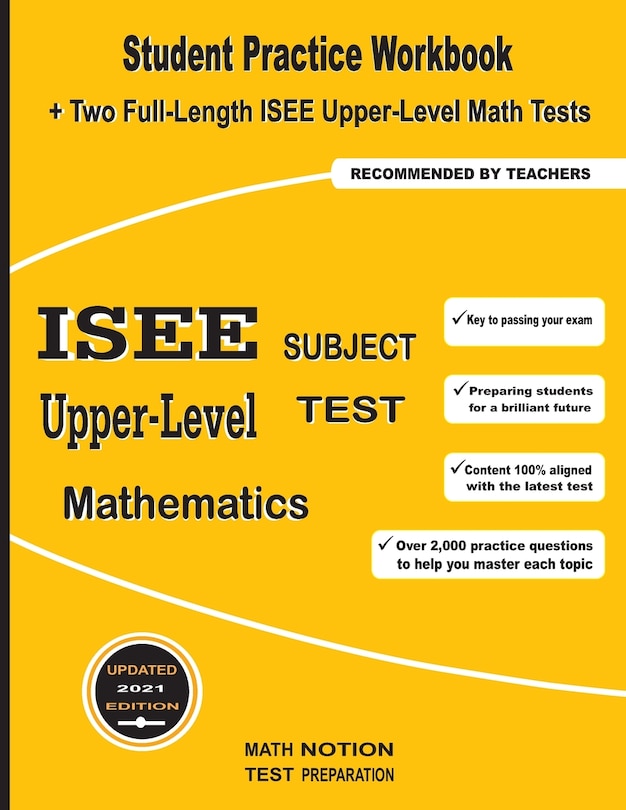 Front cover_ISEE Upper-Level Subject Test Mathematics