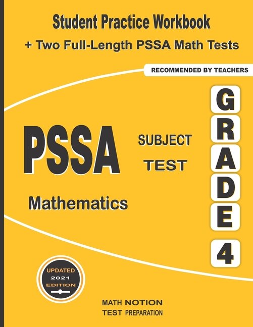 Front cover_PSSA Subject Test Mathematics Grade 4