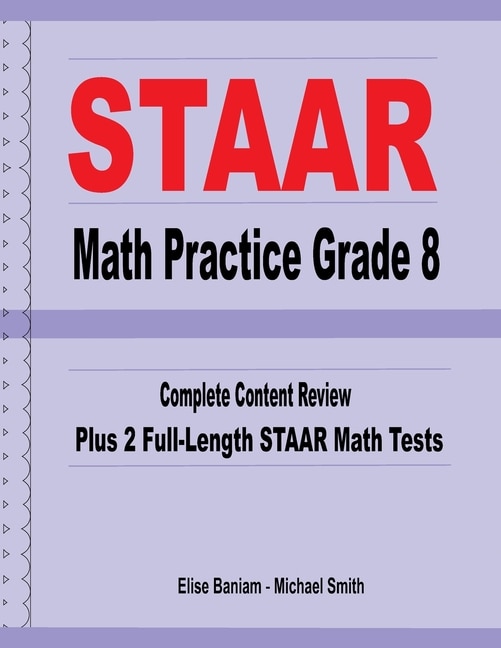 Front cover_STAAR Math Practice Grade 8
