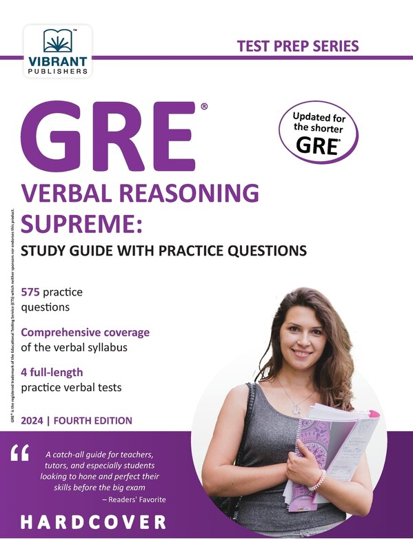 Couverture_GRE Verbal Reasoning Supreme Study Guide with Practice Questions