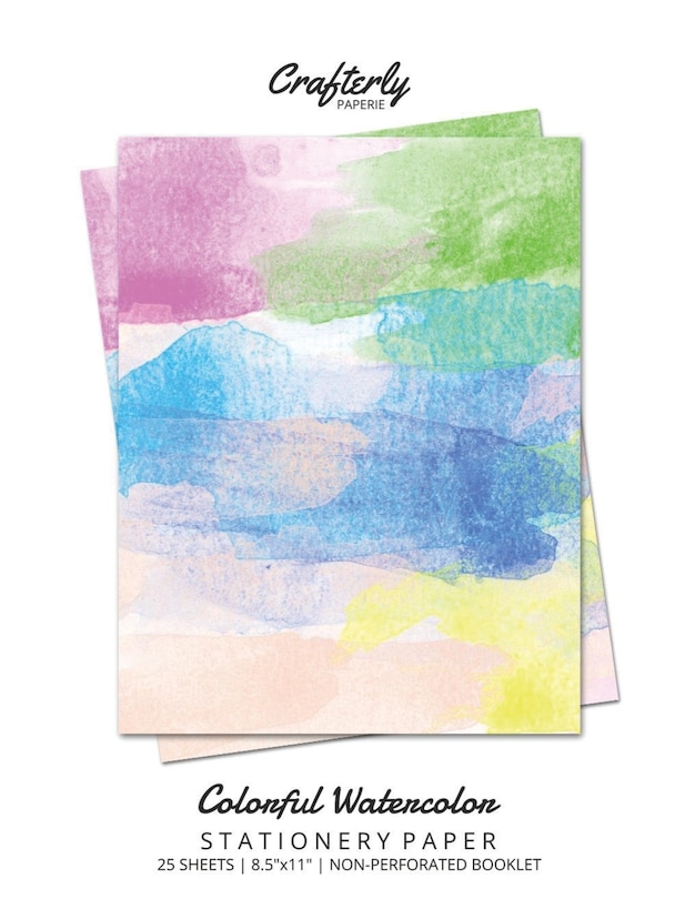 Front cover_Colorful Watercolor Stationery Paper