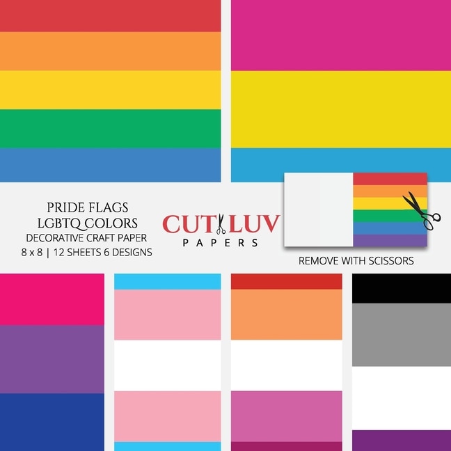 Couverture_Pride Flags LGBTQ Colors Decorative Craft Paper