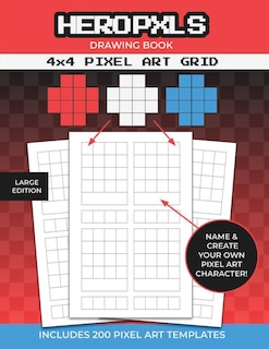 Front cover_Pixel Art Drawing Book