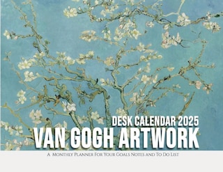 Front cover_Van Gogh Artwork Desk Calendar 2025