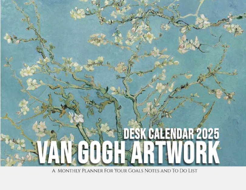 Front cover_Van Gogh Artwork Desk Calendar 2025