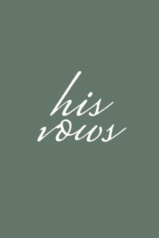 Front cover_His Vows