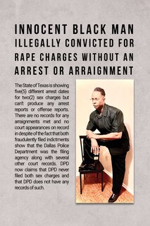 Front cover_Innocent Black Man Illegally Convicted for Rape Charges without an Arrest or Arraignment