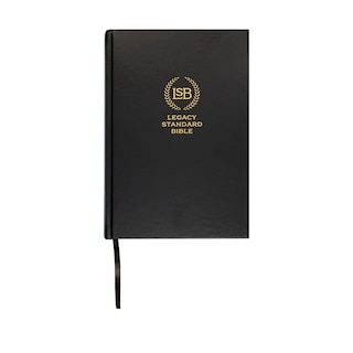 LSB Large Print Wide Margin Black Hardcover