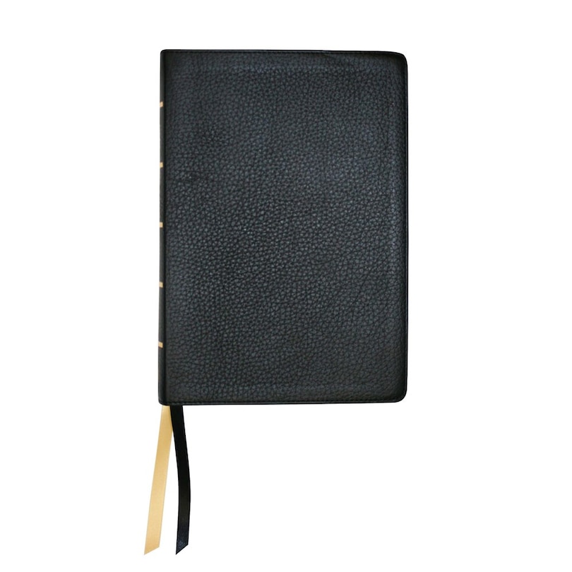 Couverture_NASB Large Print Wide Margin - Black Cowhide