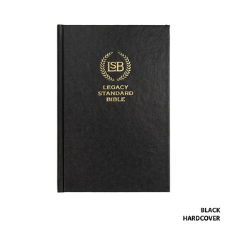 Couverture_Legacy Standard Bible, Single Column Text Only Edition - Black Hardcover