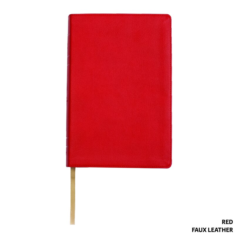 Couverture_Legacy Standard Bible, Handy Size Paste-Down Red Faux Leather Red Letter