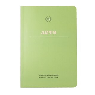 Couverture_LSB Scripture Study Notebook: Acts