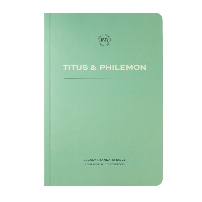 Front cover_LSB Scripture Study Notebook: Titus & Philemon