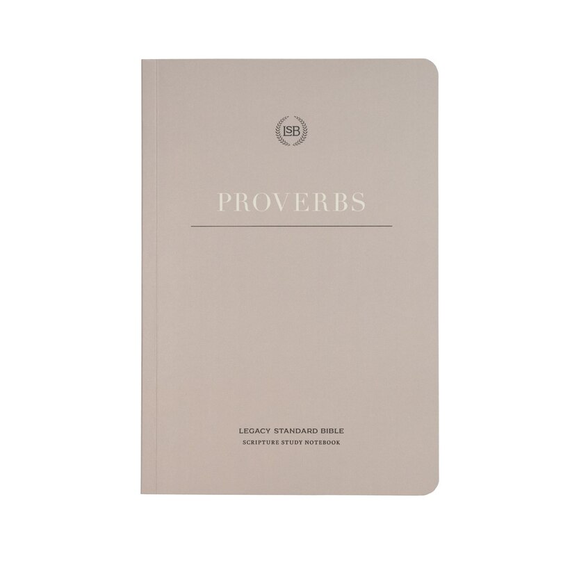 Front cover_LSB Scripture Study Notebook: Proverbs