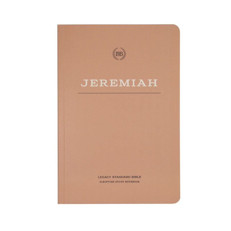 Front cover_LSB Scripture Study Notebook: Jeremiah