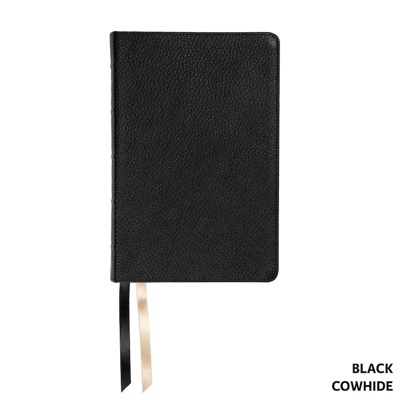 Front cover_NASB Handy Size, Paste-Down Black Cowhide