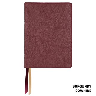 Couverture_Lsb Giant Print Reference Edition, Paste-Down Burgundy Cowhide Indexed