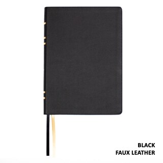 Front cover_Lsb Giant Print Reference Edition, Paste-Down Black Faux Leather Indexed
