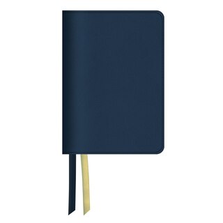 Couverture_LSB Portable Paragraph Reference, Blue Paste-Down Faux Leather, Red Letter