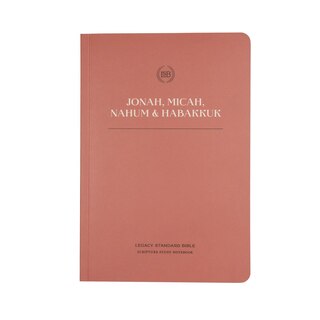 Front cover_LSB Scripture Study Notebook: Jonah, Micah, Nahum & Habakkuk