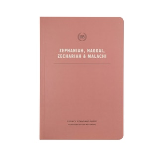 Couverture_LSB Scripture Study Notebook: Zephaniah, Haggai, Zechariah, & Malachi