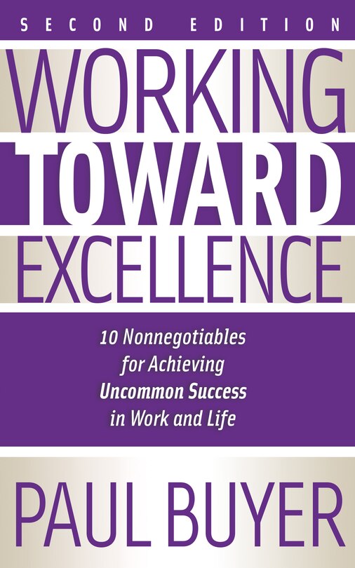Front cover_Working Toward Excellence - Second Edition