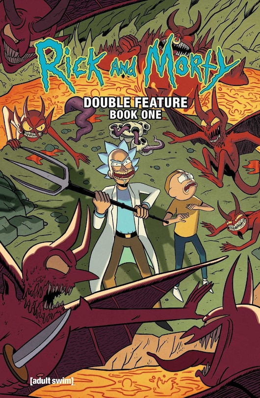 Front cover_Rick and Morty: Deluxe Double Feature Vol. 1