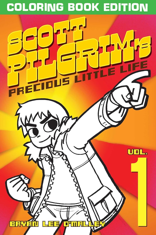Front cover_Scott Pilgrim's Precious Little Life Coloring Book