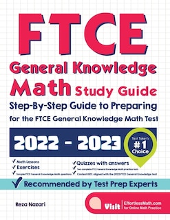 Front cover_FTCE General Knowledge Math Study Guide