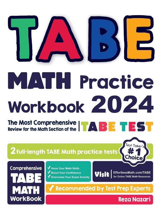 Couverture_TABE Math Practice Workbook