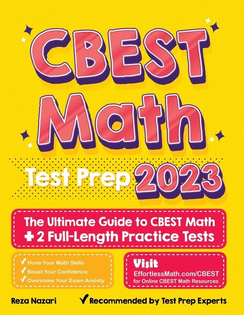 Front cover_CBEST Math Test Prep