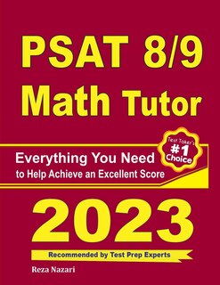 Front cover_PSAT 8/9 Math Tutor