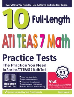 Couverture_10 Full Length ATI TEAS 7 Math Practice Tests