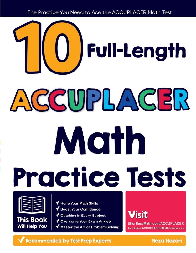 Couverture_10 Full Length ACCUPLACER Math Practice Tests