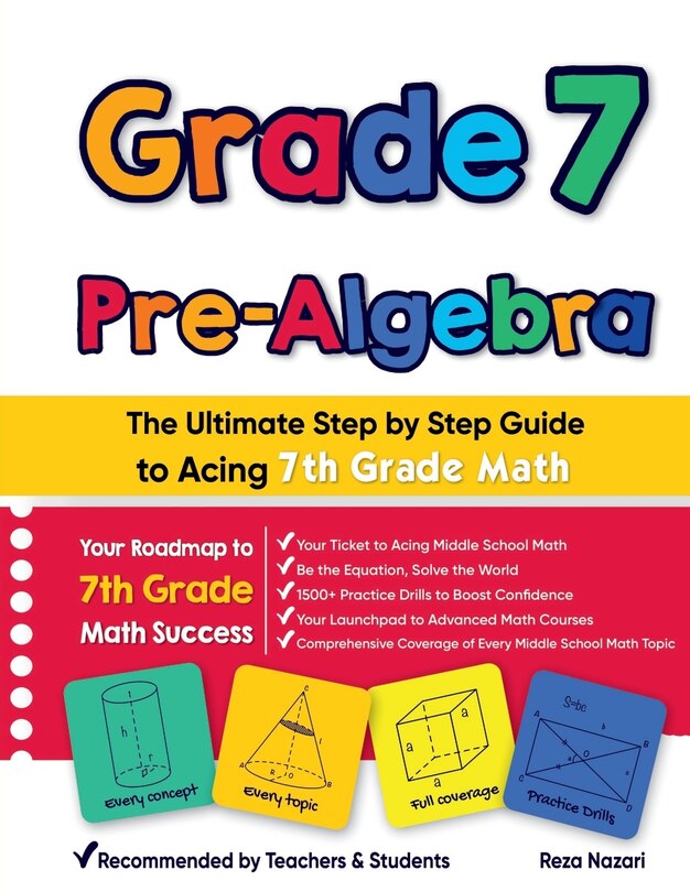 Couverture_Grade 7 Pre-Algebra
