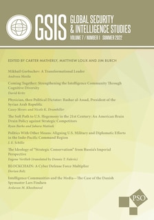 Couverture_Global Security and Intelligence Studies
