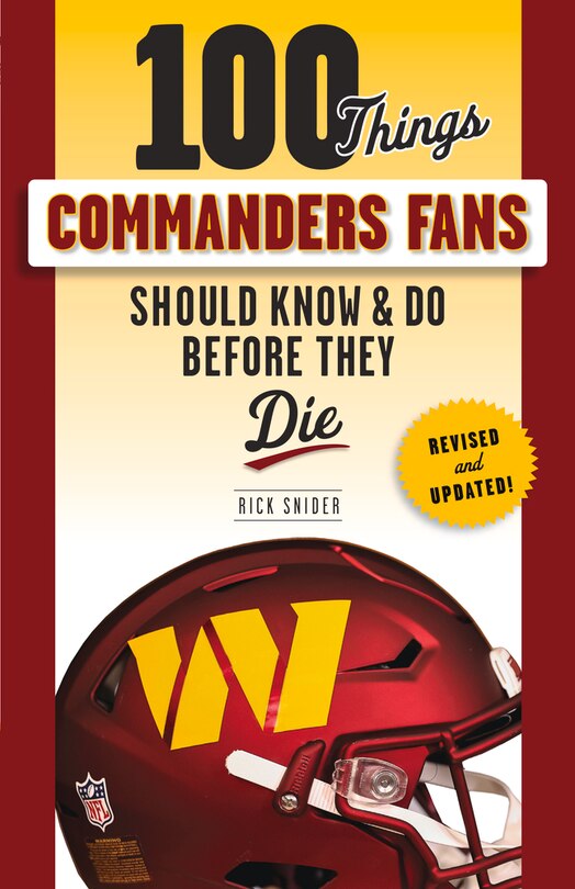 Front cover_100 Things Commanders Fans Should Know & Do Before They Die
