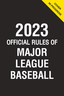 Front cover_2023 Official Rules of Major League Baseball